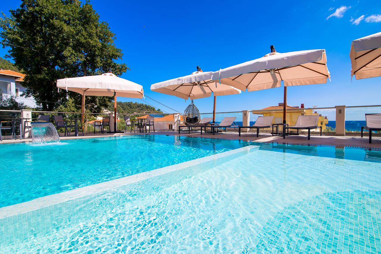 Semiramis Luxury Suites Chrisi Ammoudia Exteriör bild