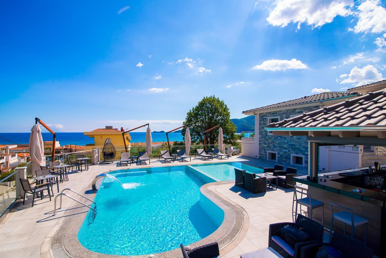 Semiramis Luxury Suites Chrisi Ammoudia Exteriör bild